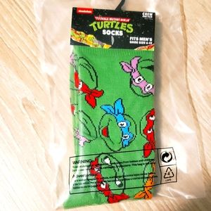 NICKELODEON Ninja Turtles crew socks 1 pair